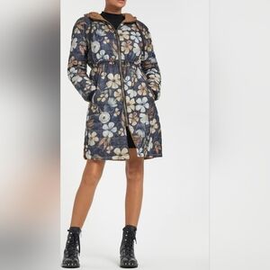 Anatomie Leighton Reversible‎ Hooded Jacket in Carmel/Vintage Garden